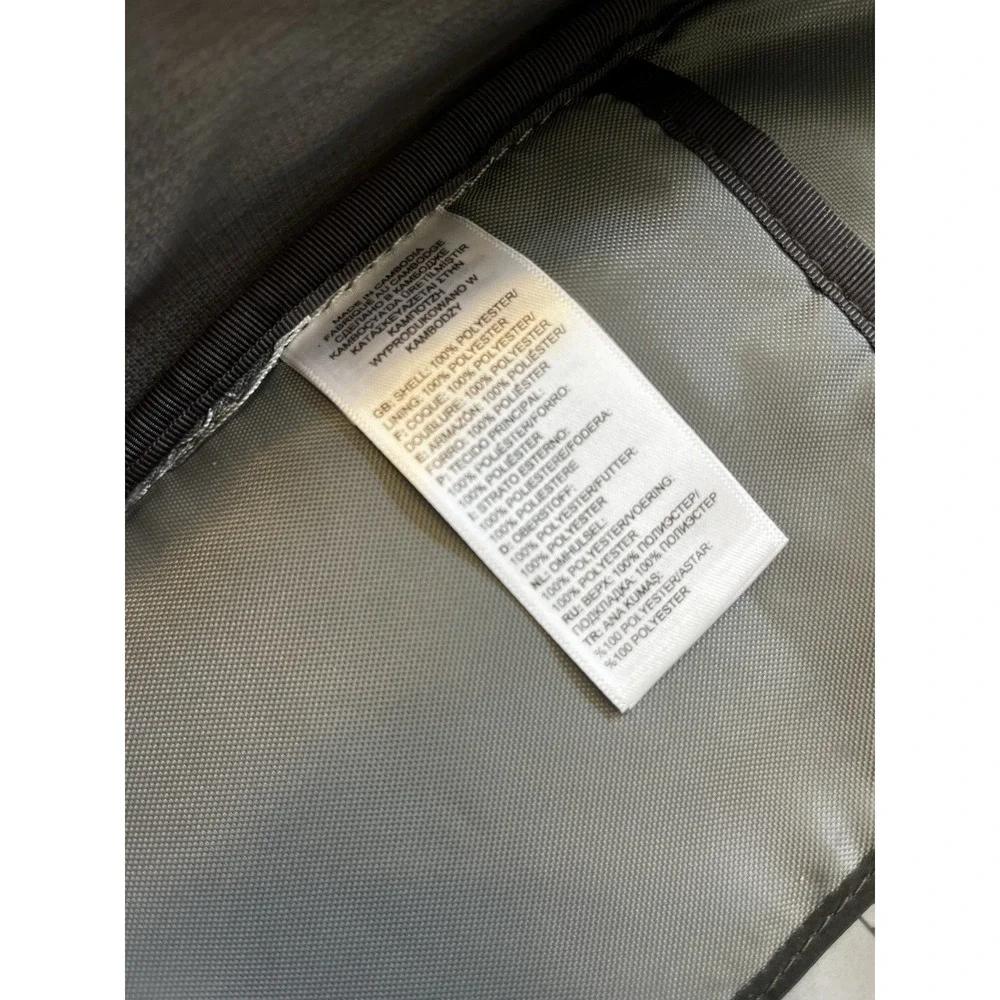 The North Face Connector Backpack Gray Laptop ⭐️School⭐️ Travel Park City Patch